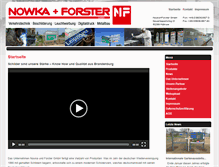 Tablet Screenshot of nowka-forster.de